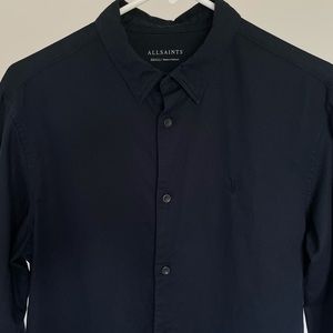 All Saints Hermosa Button-Down Long Sleeve Shirt